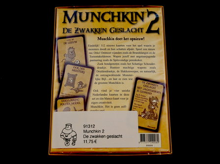 Munchkin 2 De Zwakken Geslacht Uitbreiding achterkant