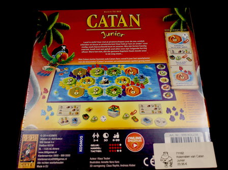 De Kolonisten van Catan Junior achterkant