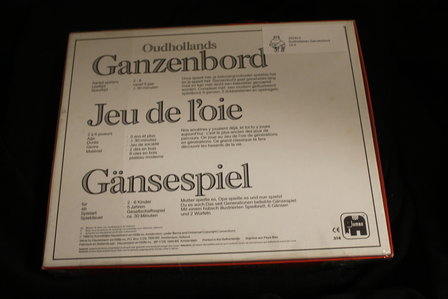 Ganzenbord achterkant