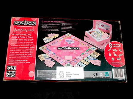 Monopoly Girls only achterkant
