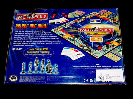 Monopoly Duel Masters Editie achterkant