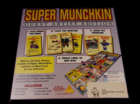 Super Munchkin Guest Artist Edition (EN) achterkant
