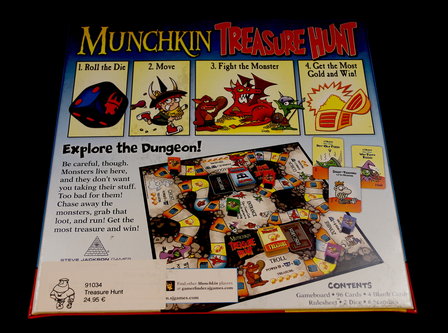 Munchkin Treasure Hunt (EN) achterkant