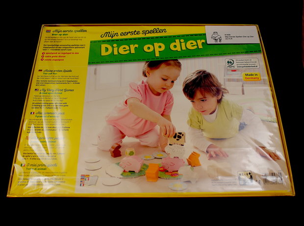 Dier op Dier, Mijn eerste spellen achterkant