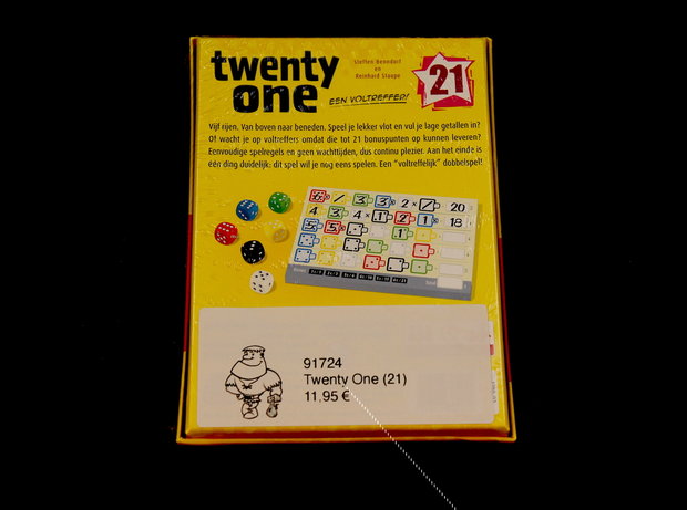  Twenty One (21) achterkant