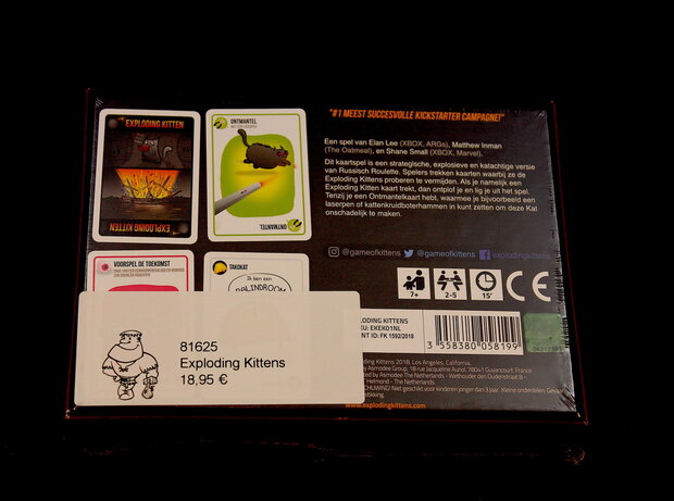 Exploding Kittens achterkant