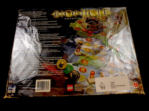 LEGO Bionicle het Bordspel achterkant