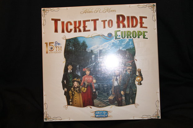 Ticket to Ride Europe 15th anniversary licht beschadigd