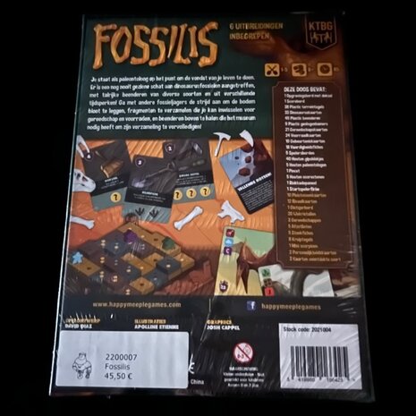 Fossilis achterkant