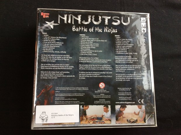  Ninjutsu The Battle of the Ninjas achterkant