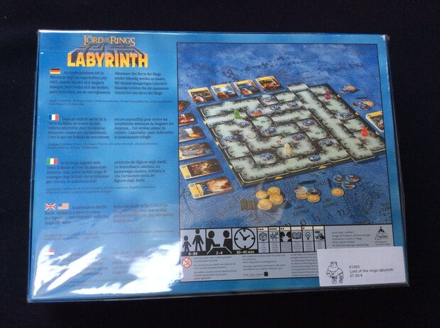 Labyrinth Lord of the Rings achterkant