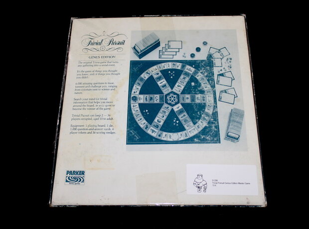 Trivial Pursuit Master Game - Genus Edition (EN) achterkant