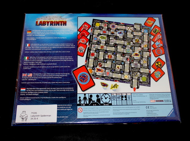 Labyrinth, The Amazing Spiderman  achterkant