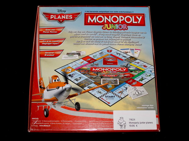 Monopoly Junior Planes achterkant
