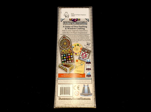 Sagrada 5/6 Player Expansion achterkant